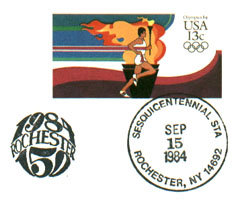 1984 Rochester Sesquicentennial cancel